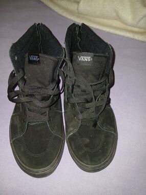 Vans Black High-Top Skate Sneakers